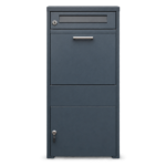 Hoge pakketbox – antracietgrijs - Afbeelding 2